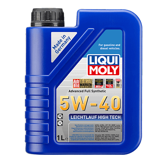 HIGH TECH FULLY SYNTHETIC 5W40 1L
