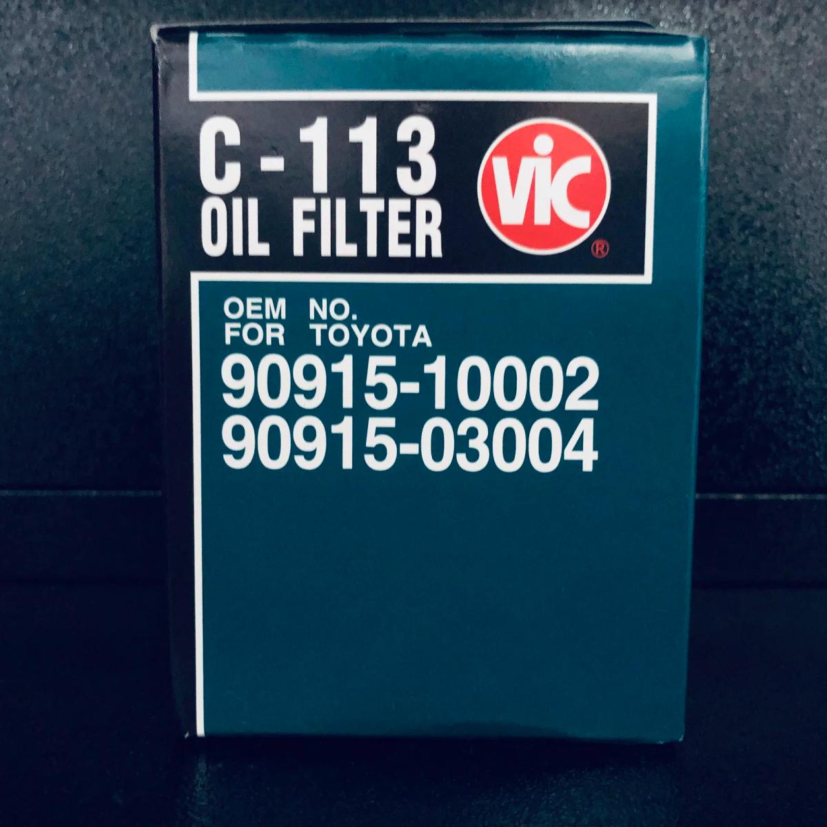 OIL FILTER - VIC- (TOYOTA)
