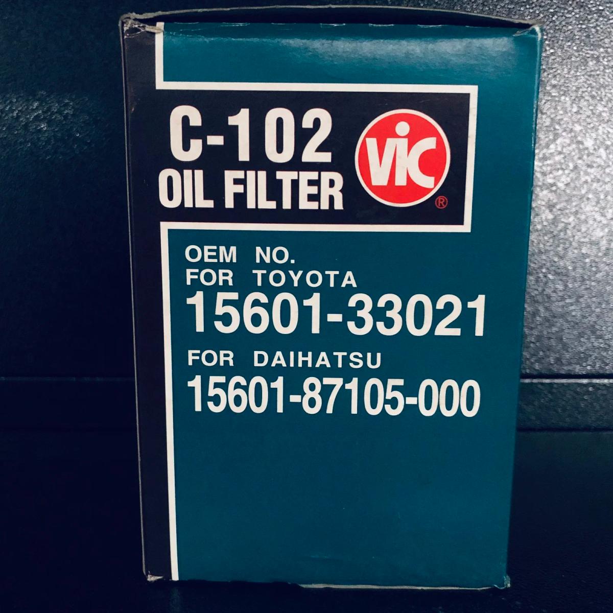 OIL FILTER - VIC- (TOYOTA)