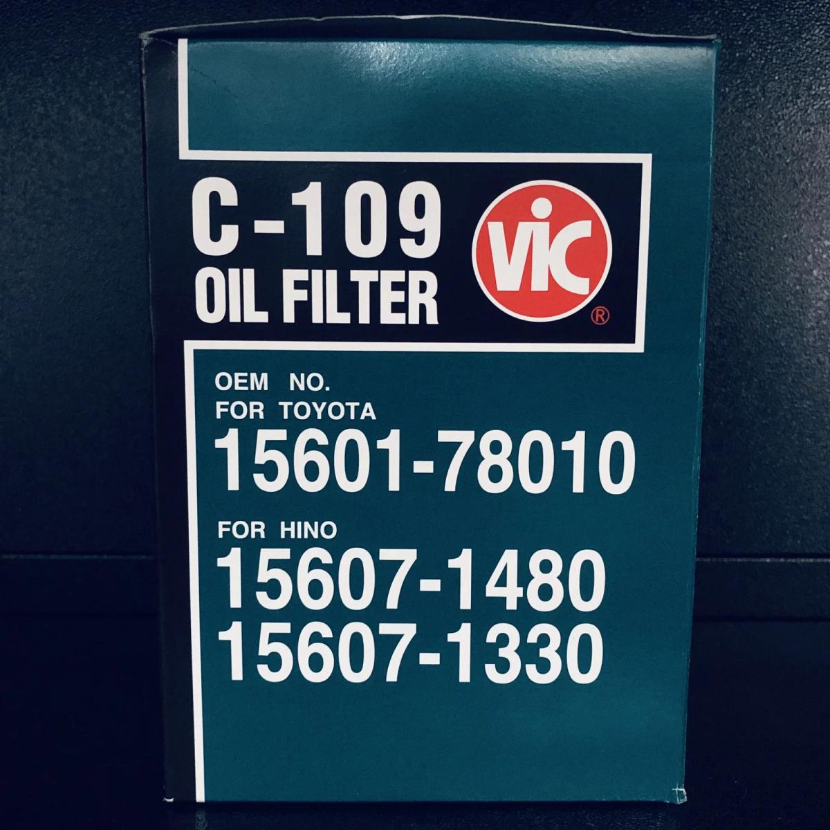 OIL FILTER - VIC- (TOYOTA)