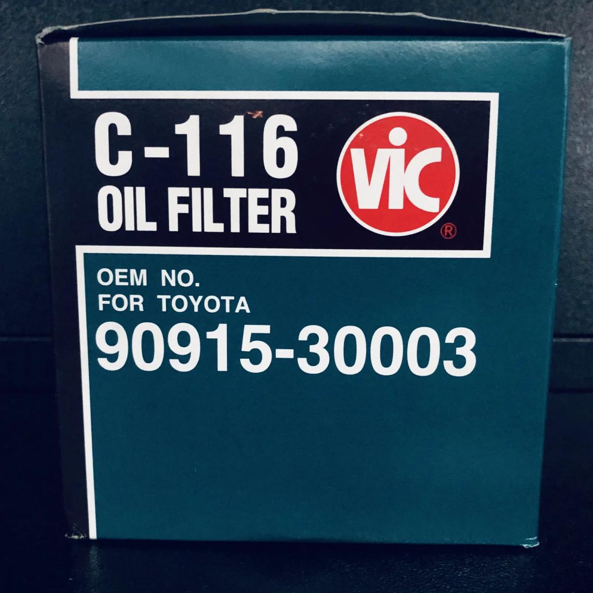 OIL FILTER - VIC- (TOYOTA)